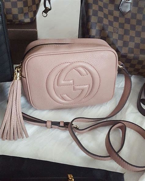 pink gucci soho|Gucci soho disco beige.